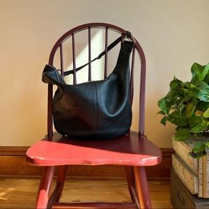 & Other Stories black leather bag